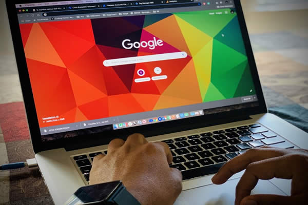 Google Home Page in a Browser.