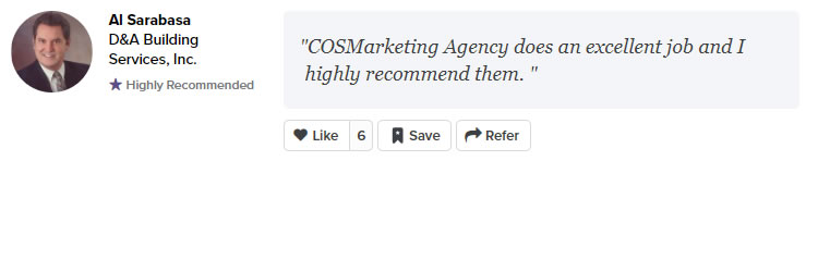 Alignable Testimonial COSMarketing Agency