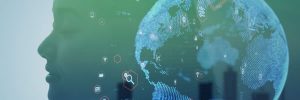 World in a head. Social Media Banner Design More content services