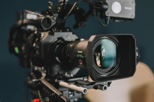 A event industry marketing camera that can be used to record or host events.