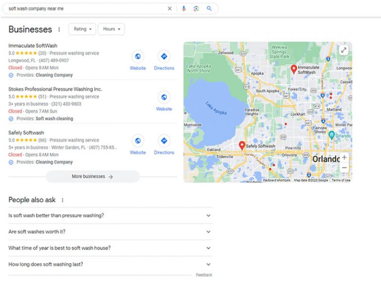 SEO for Soft Wash Companies - Marketing for Soft Washing Companies