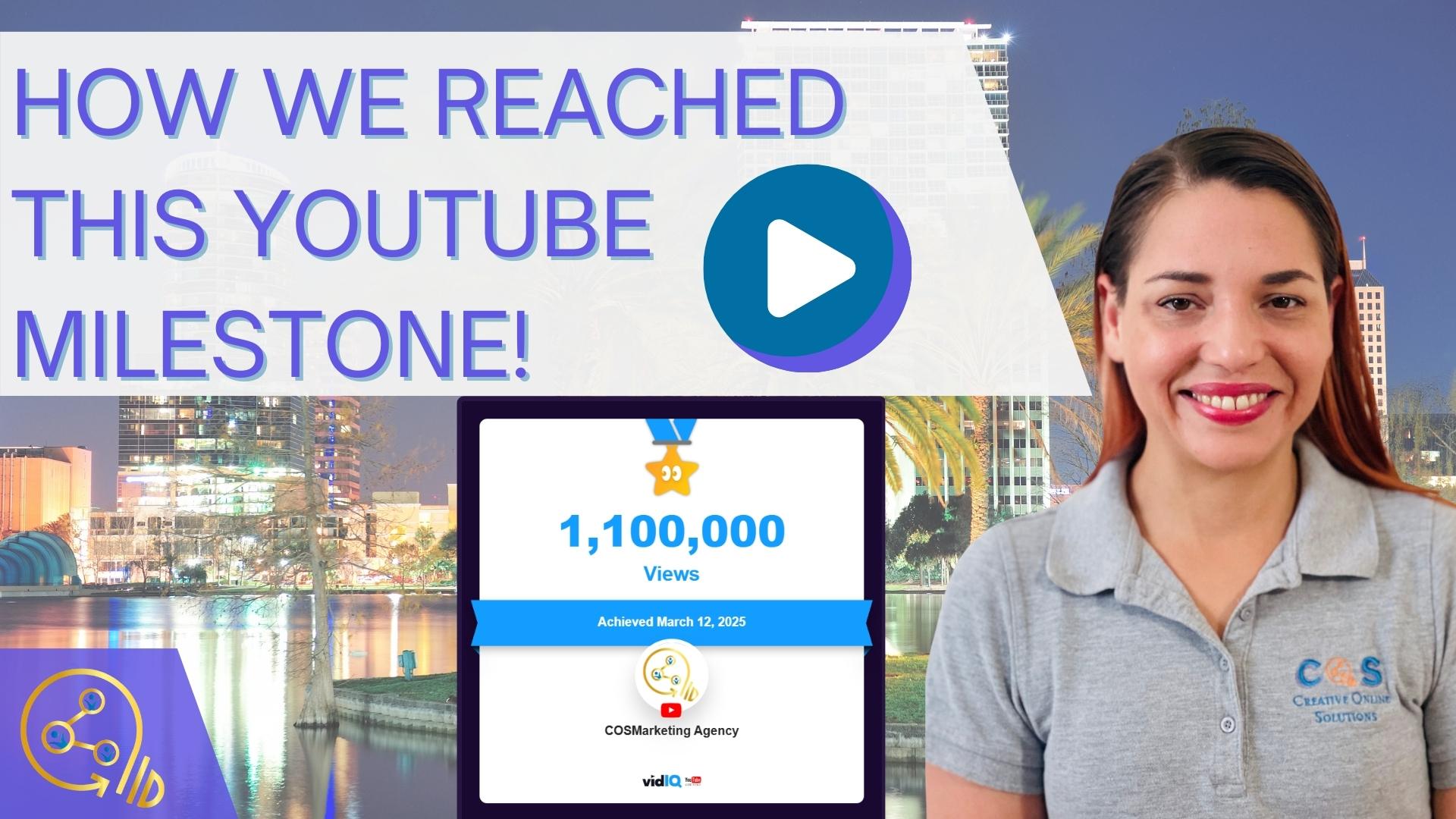 You are currently viewing What Our 1,100,000 Views On YouTube Achievement Means For Our Clients